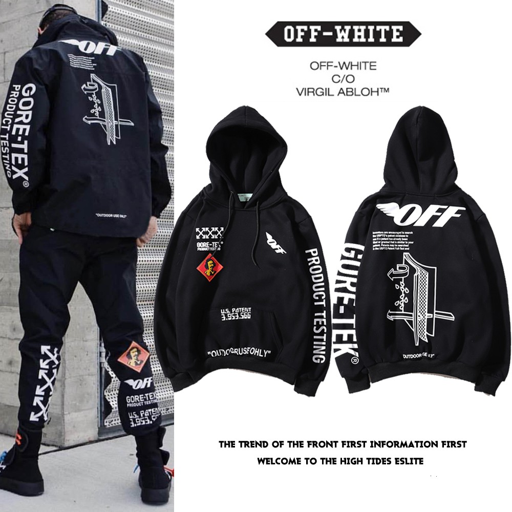 jual hoodie off white