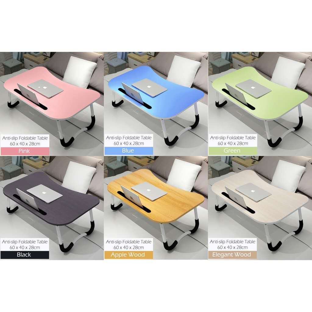 Meja Lipat Berkualiti Meja Laptop // Foldable Table AntiSlip Bed