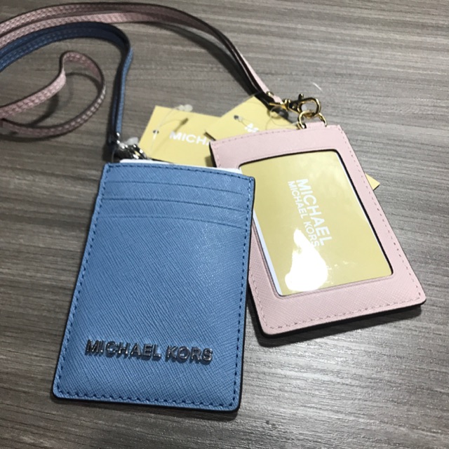 michael kors lanyard id holder