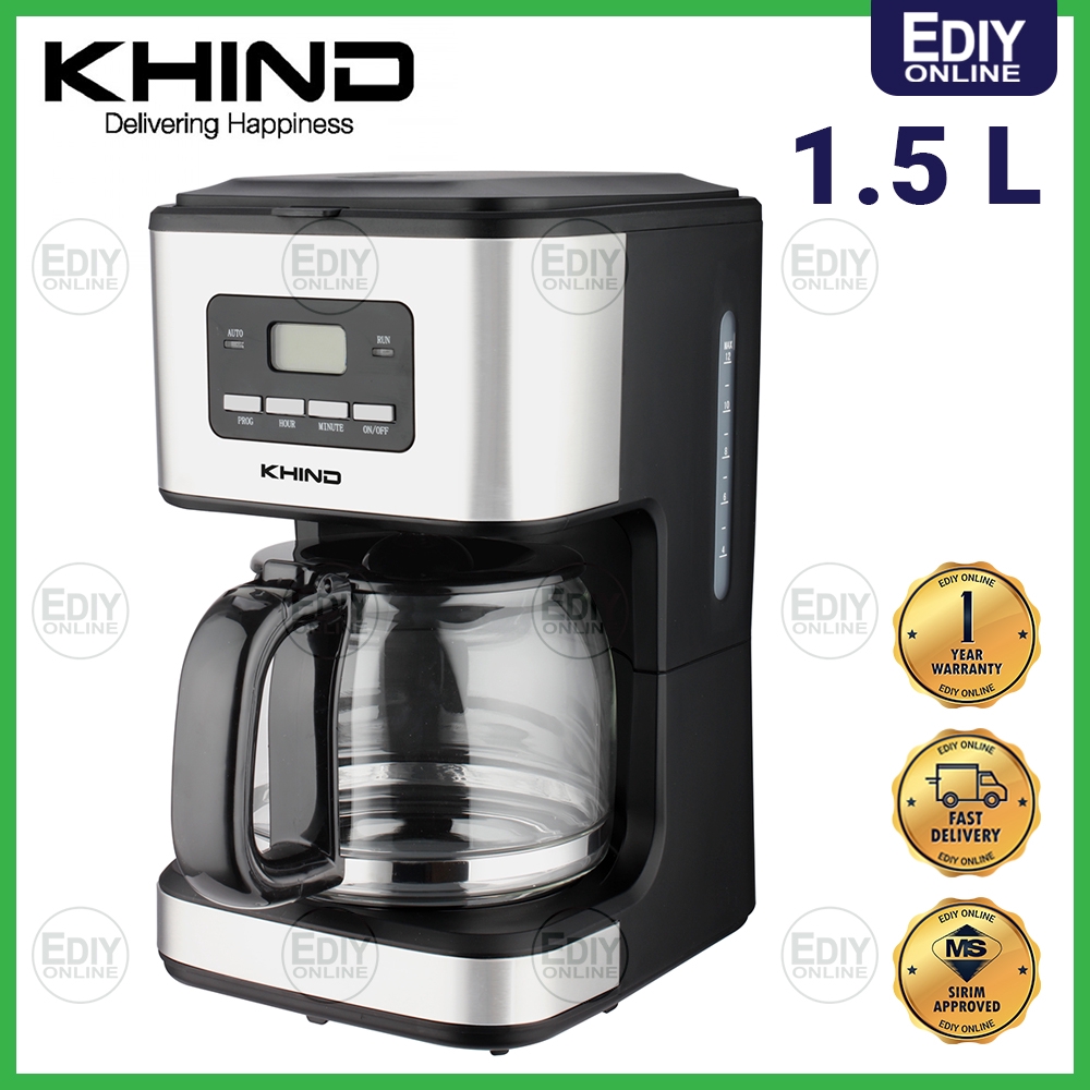 KHIND CM1215 CM1215 COFFEE MAKER 1.5 LITRES MESIN PEMBUAT KOPI 咖啡机