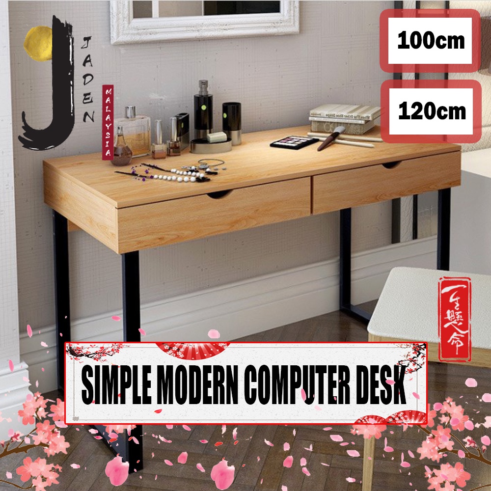 JADEN SUPERMARKET MEJA TULIS 100cm/120cm Writing Table Modern Computer