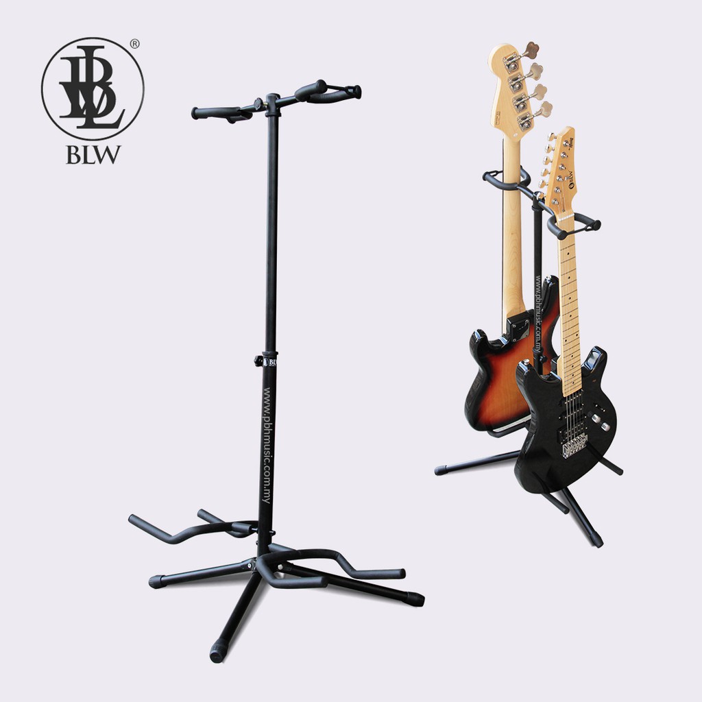 Guitar Stand Salvori Folding Quadruple With Auto-Lock System And Soild Tripod, Quadruple/Multiple /Holder/Rack For Single Guitar Holder