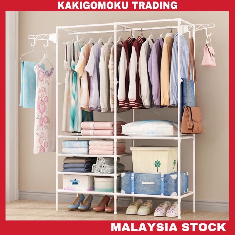 REFUND GUARANTEE Clothes Rack Ikea Almari Sangkut Baju REFUND GUARANTEE Clothes Rack Ikea Almari Sangkut Baju