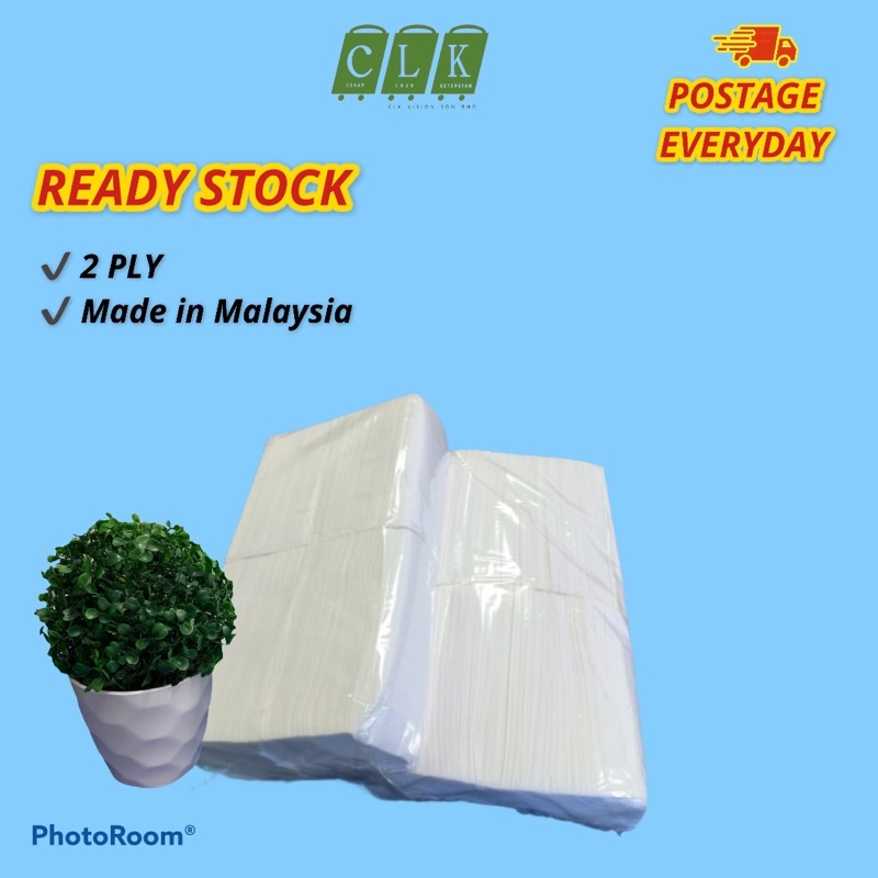 Facial Tissue Refill Packs 2 Ply (1000pcs/pack) Shopee Malaysia