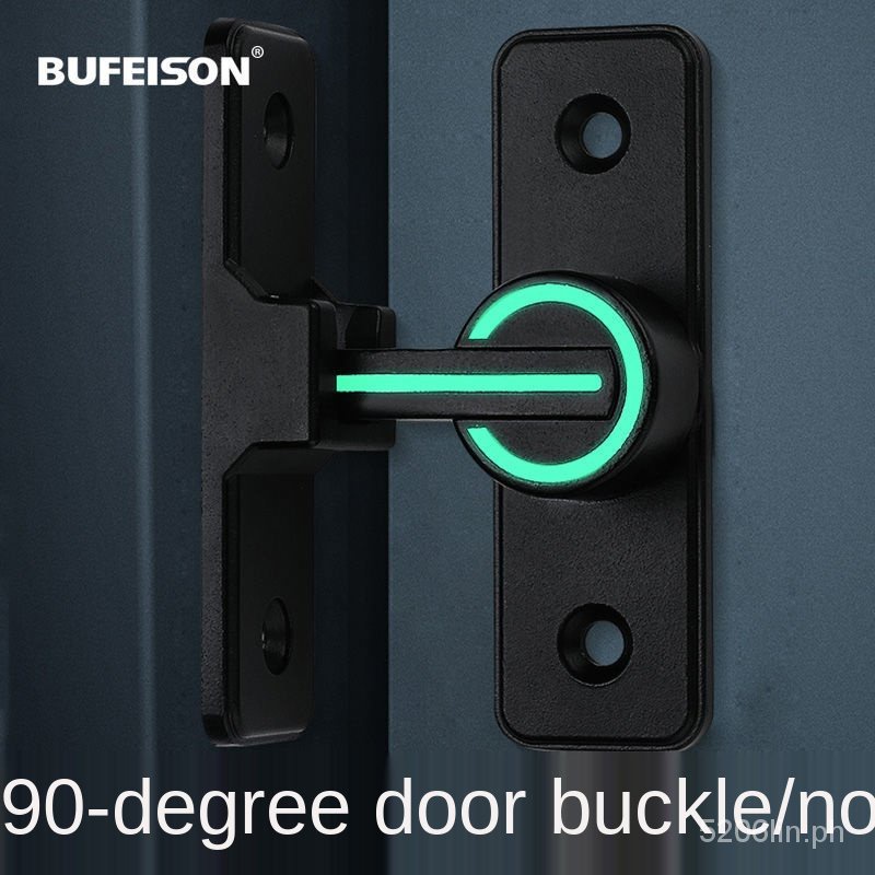 Premium Versatile Door Handle Cabinet Punch Latch90Sliding Lock Latch Room Sliding Shackle Buckle Do Multi Purpose - Image 2