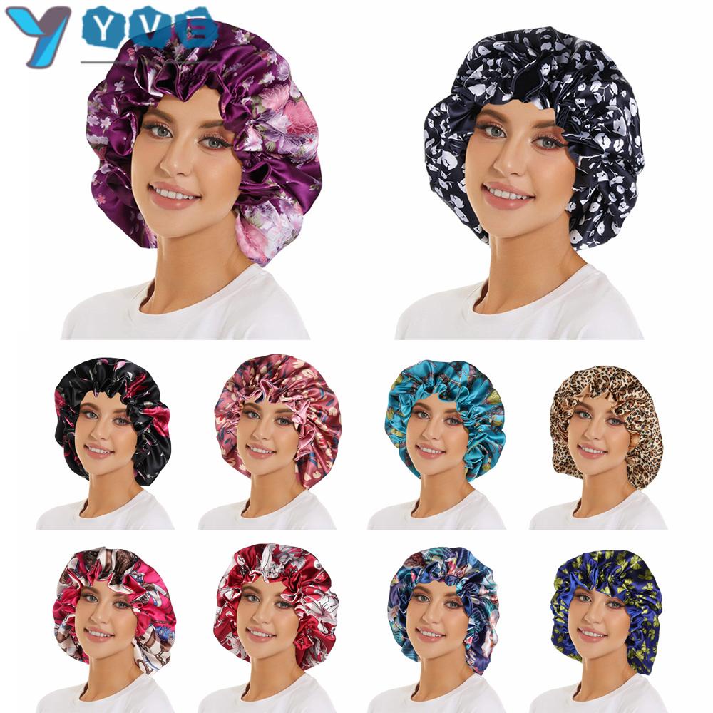 YVETTE Reversible Satin Bonnet Double Layer Silk Bonnet for Curly Hair Silk  Bonnets for Women Sleeping Cap Elastic Extra Large Head Scarf Head Wrap  Satin Cap for Natural Hair | Shopee Malaysia