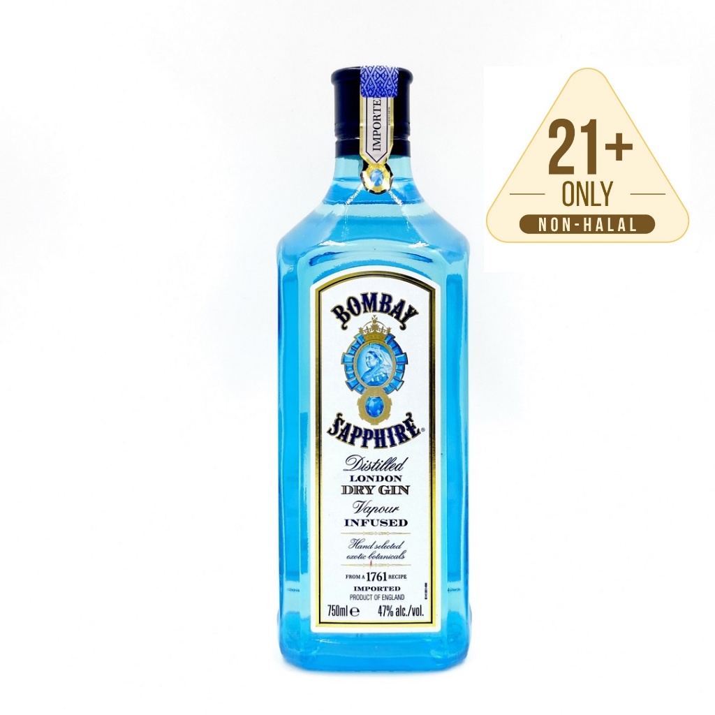 Bombay Sapphire Distilled London Dry Gin 750ml Shopee Malaysia