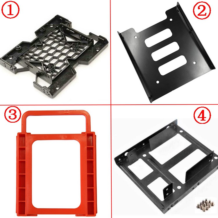 2 5 To 3 5 Ssd Mount Hdd Mount 2 5 To 3 5 Ssd Hdd Metal Adapter Mounting Bracket Hard Drive Holder Shopee Malaysia