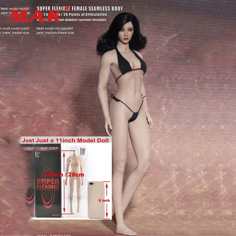 Fremego 1/6 Scala Corpo Femminile 30,5 cm Super Flessibile