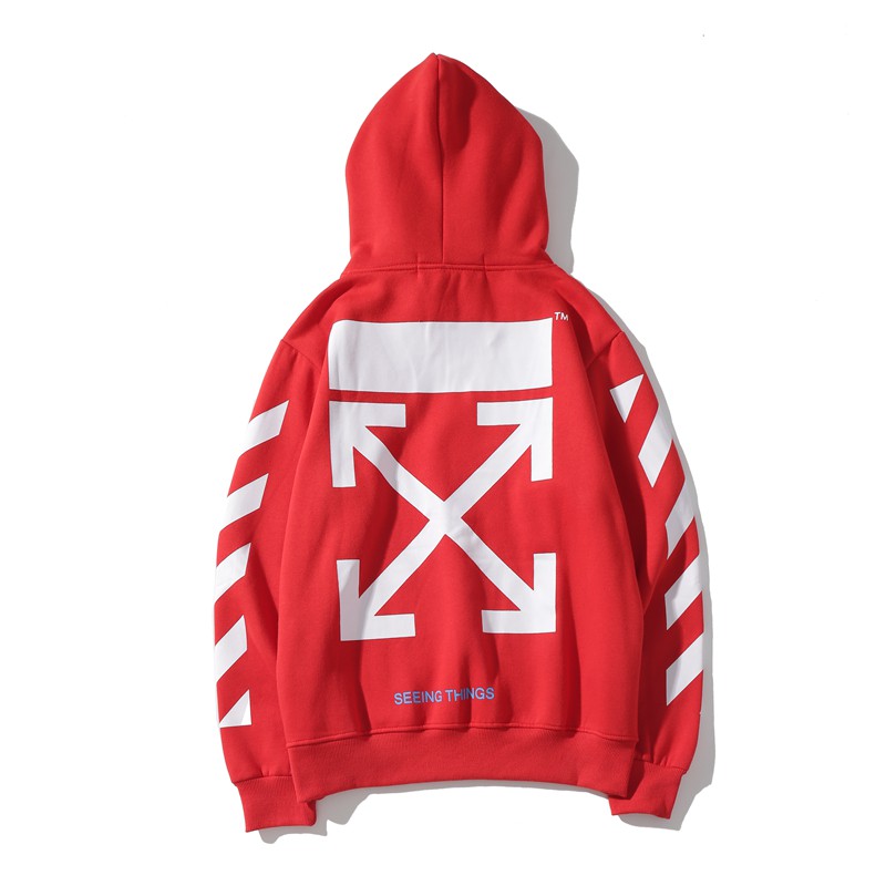 off white red sweatshirt