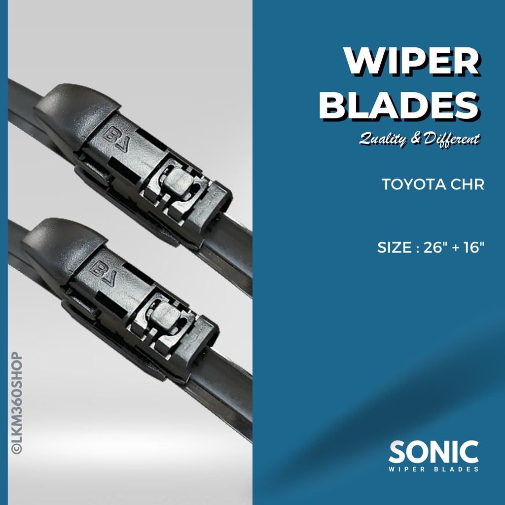 Toyota CHR Windscreen Wiper Wiper Blades OEM Genuine Sonic Genuine