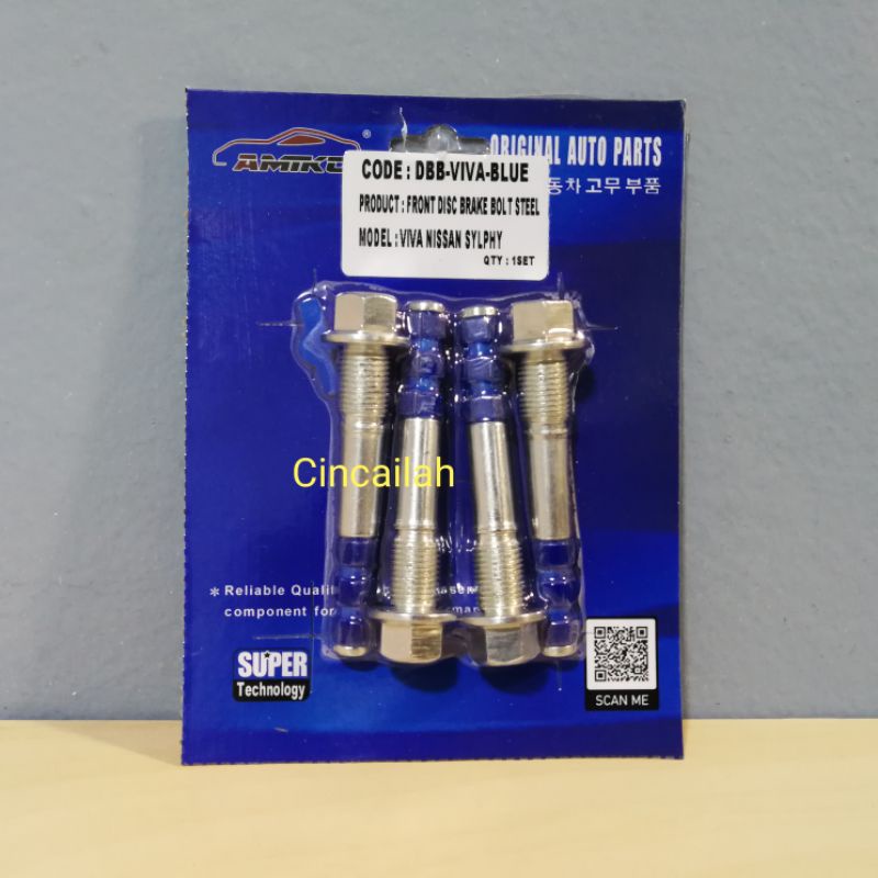 Amiko Front Silicone Caliper Pins Perodua Viva & Nissan Sylphy Brake