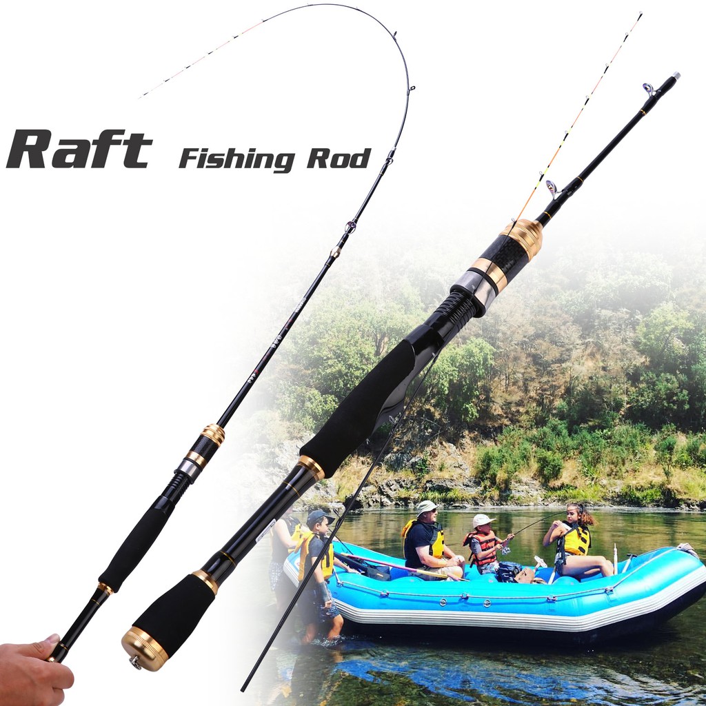 Sougayilang 1.2m Raft Fishing Rod Saltwater Carbon Fiber Fishing Rod