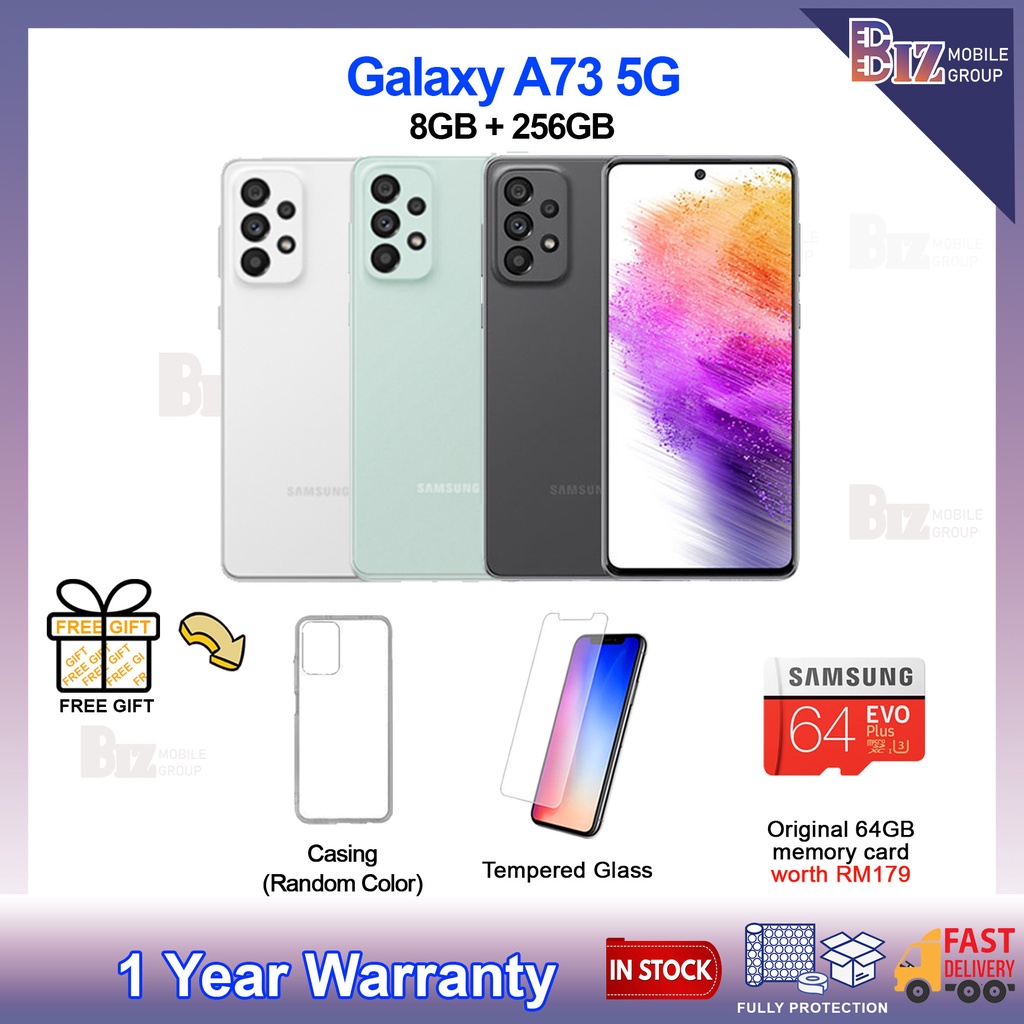 Samsung Galaxy A73 5G (8GB+256GB) | Original Malaysia New Set With 1 ...