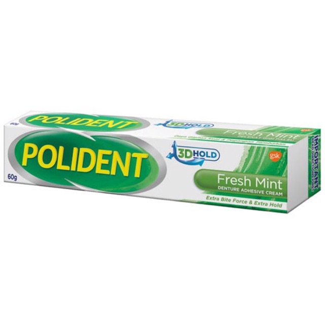 Polident Denture Adhesive Cream 60g Shopee Malaysia