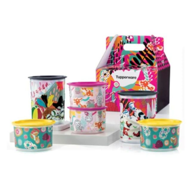 🔥SALE🔥 Tupperware One Touch Singapore Heritage Pop Art Collection