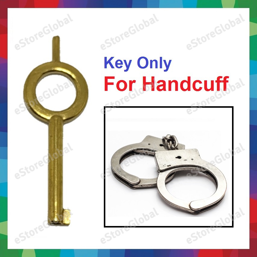 HANDCUFF KEY FOR HANDCUFFS HAND CUFF KUNCI GARI (Key Only)