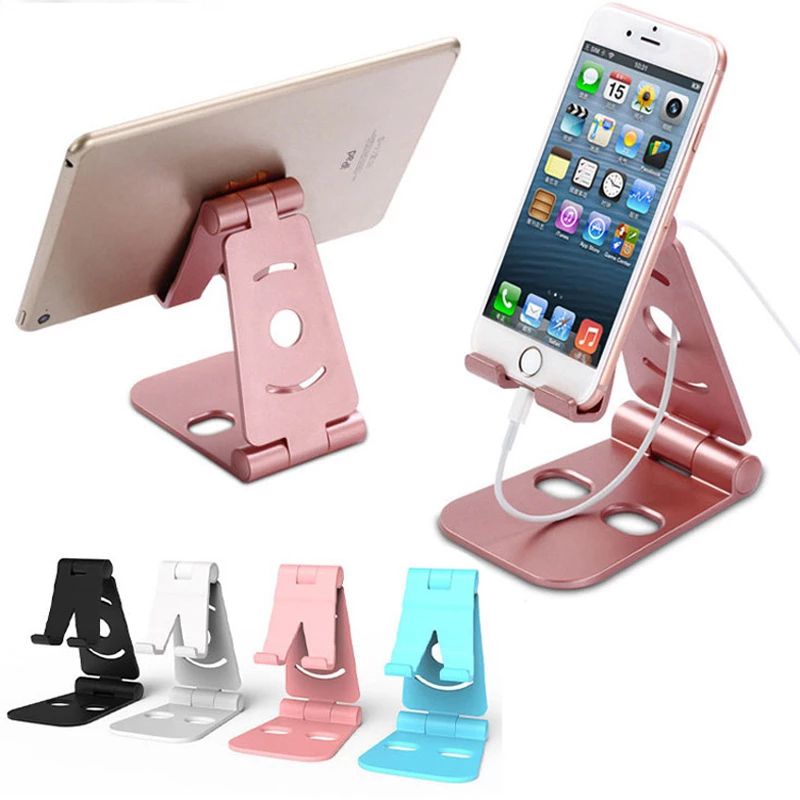 🔥RDY STOCK🔥 Universal Desktop Phone Holder Stand Mount Support Tablet Cell Phone Adjustable Portable Mobile Phone Stand