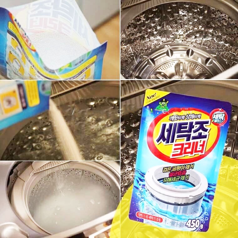 450g Korea Sandokkaebi Washing Machine Cleaner Powder Stain Remover 1