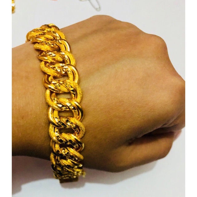 Gelang Coco Super Padu 90 51g 16 9cm 1 5cm Emas 916 Tulen Shopee Malaysia