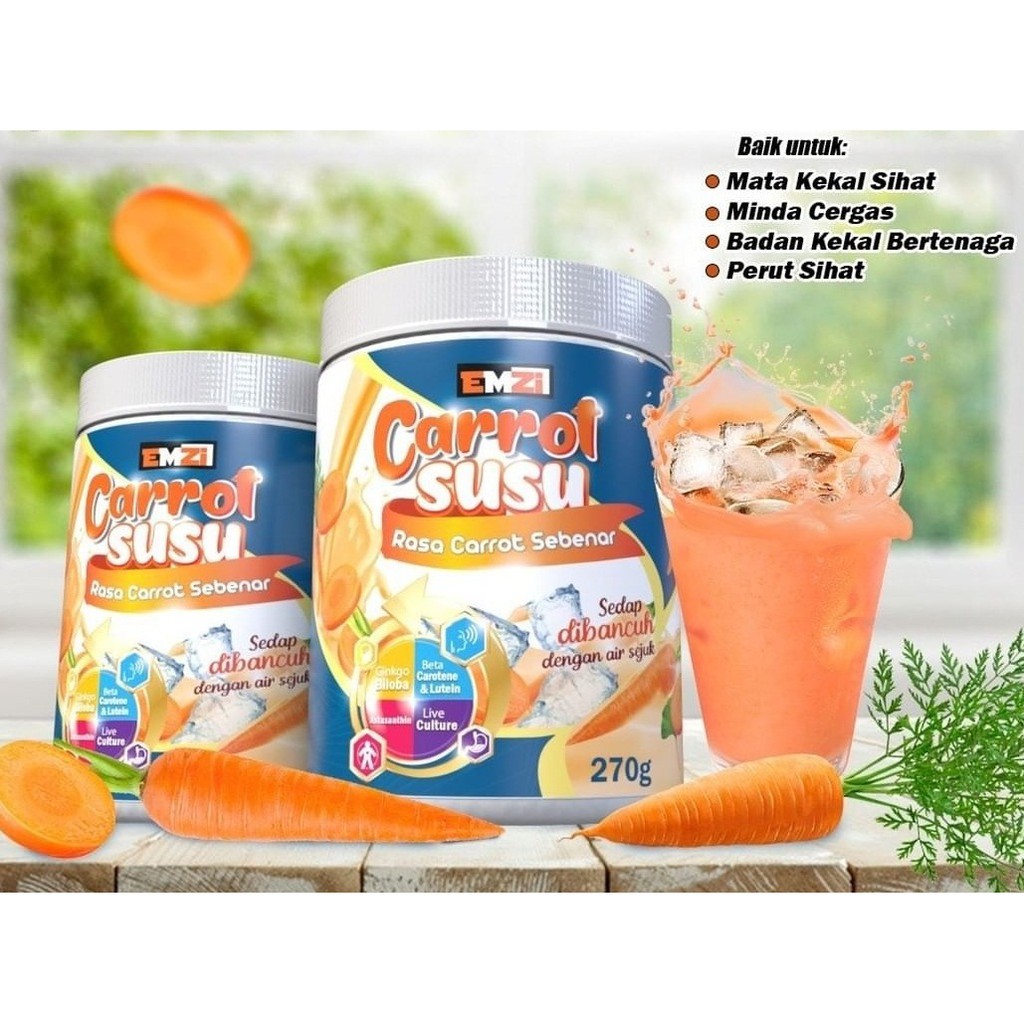 Carrot Susu Minuman Kesihatan Untuk Mata Dan Minda Shopee Malaysia