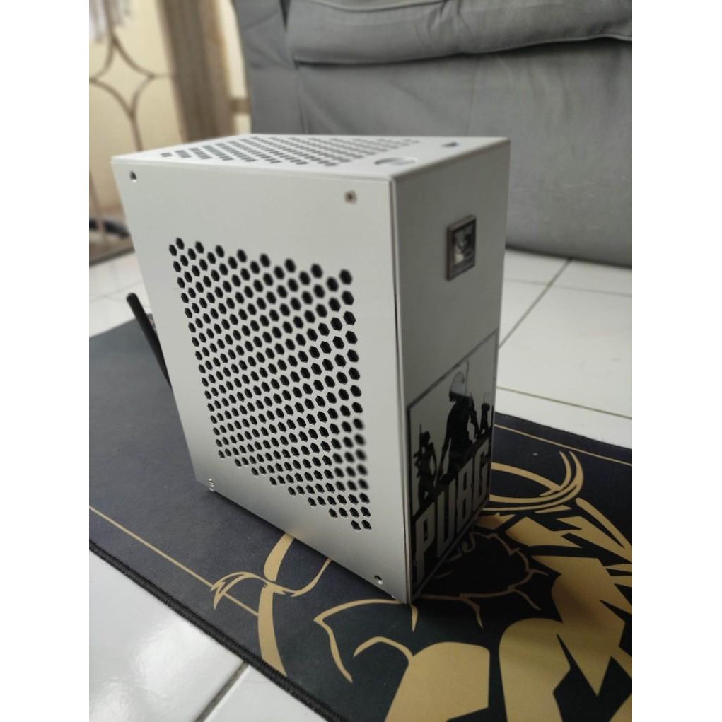 Metalfish S3 Aluminium Alloy Body Mini ITX Vertical GPU Desktop Casing ...