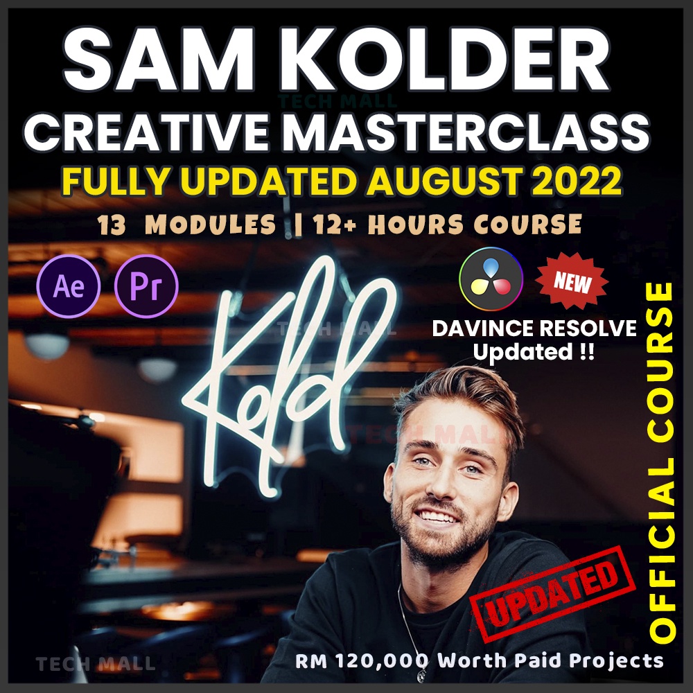 Sam Kolder Creative Masterclass (Updated Davinci Resolve2022) Shopee