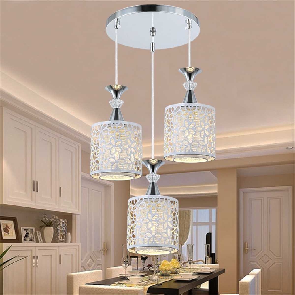 1 2 3 Heads Modern Crystal Ceiling Lamps Led Lamps Living Room Dining Room Glass Ceiling Lamp Led Lustre Light Ceiling Lights Shopee Malaysia