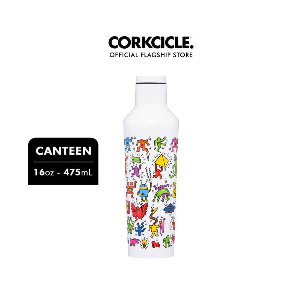 Corkcicle Artist Collection Canteen Keith Haring Pop Party (16oz