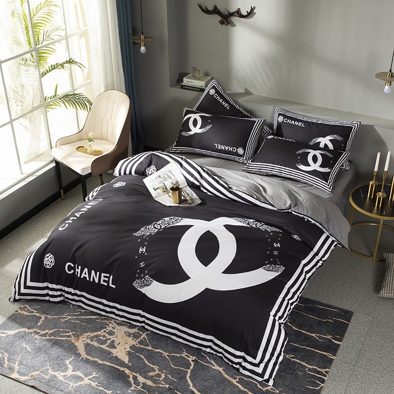 New Luxury Chanel Bedding Sets 4 | Shopee Malaysia