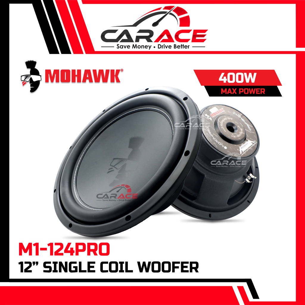 MOHAWK M1124PRO 12" Single Coil Woofer 12 Inch Woofer 140Watts