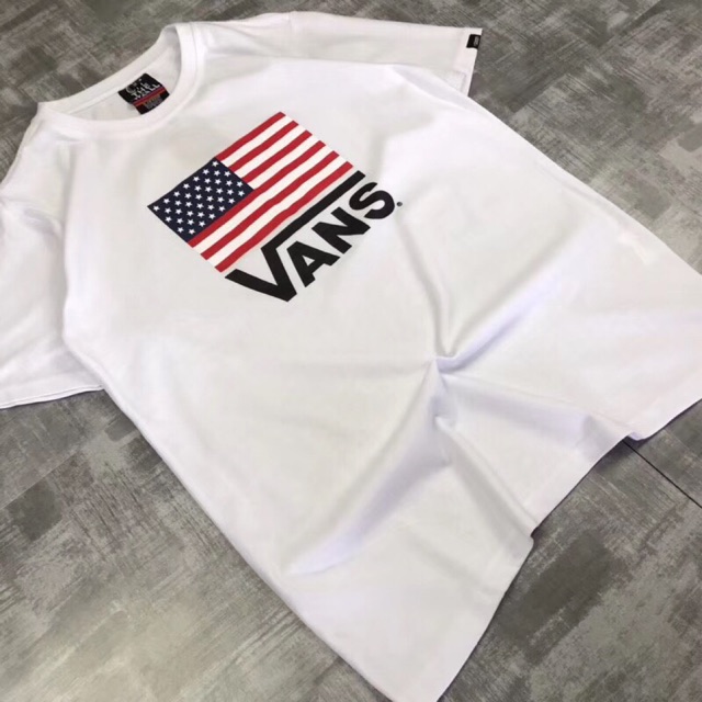 vans american flag shirt