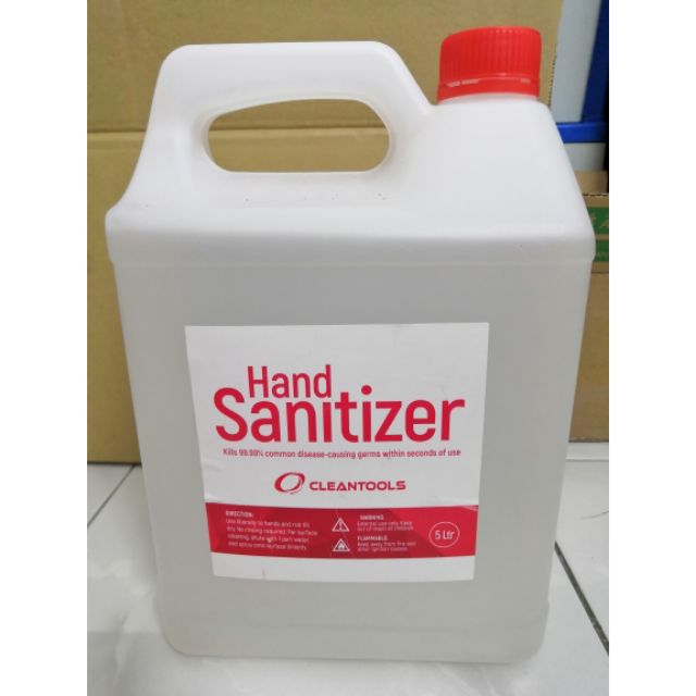 (WHOLESALE) CLEANTOOLS INSTANT HAND SANITIZER (5 LITER) 100 Hospital