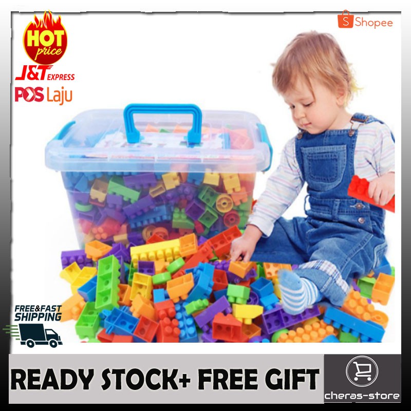 PROMOSI HARGA MURAH Mainan Blok Boys Girls 520 pcs LARGE PROMOSI HARGA MURAH Mainan Blok Boys Girls 520 pcs LARGE