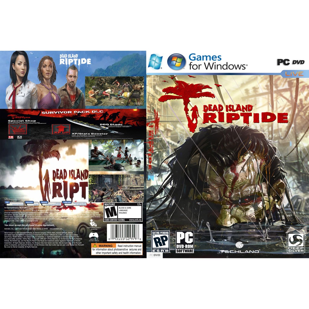 Dead Island Riptide Pc Game Offline Dvd Installation Shopee Malaysia