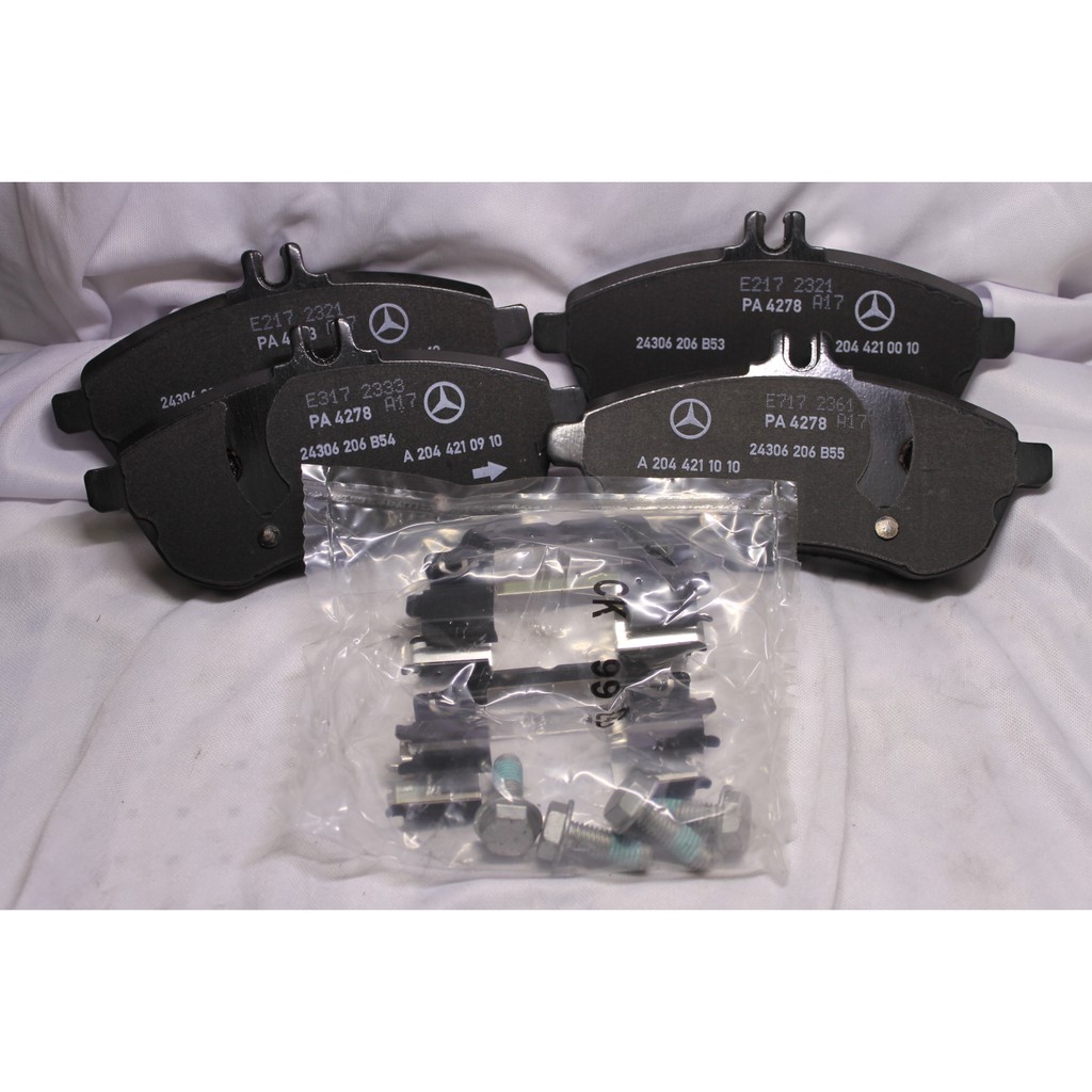 MERCEDES ORIGINAL FRONT BRAKE PADS A0074205520 W204,W212,CCLASS,E