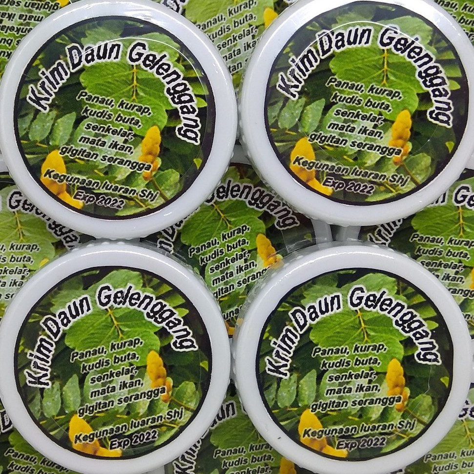 Buy Ubat Tradisional Krim Daun Gelenggang utk panau kudis kurap dan