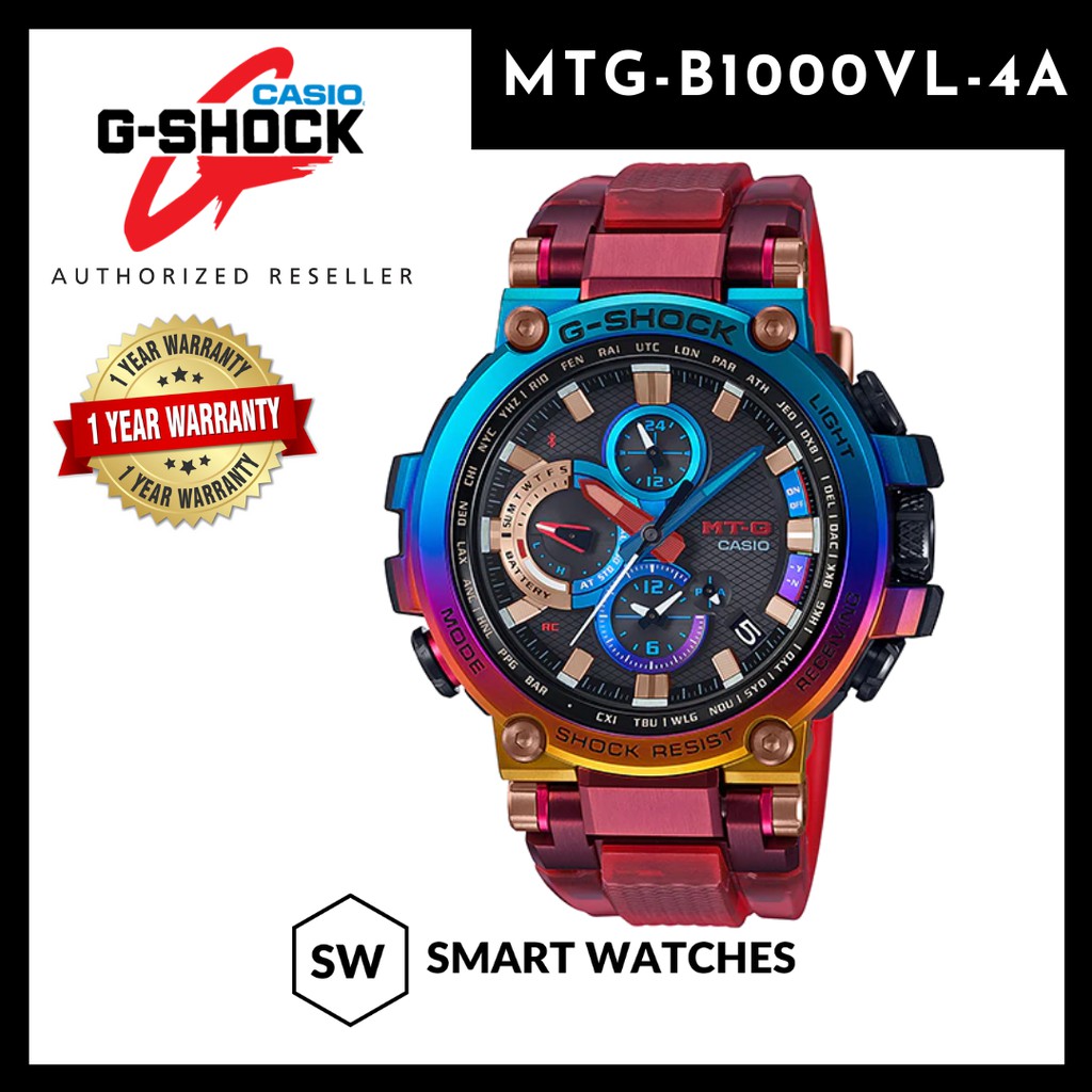 Casio G Shock Mtg Volcano Mtgb1000vl Mtg B1000vl 4a Volcanic Lightning Limited Edition Asia Set Shopee Malaysia