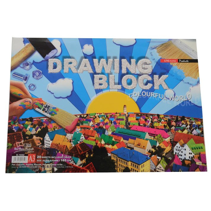 Drawing Block Drawing Paper Buku Lukisan  Kertas  