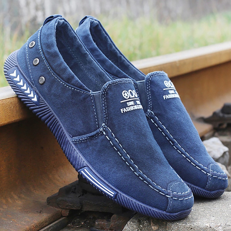 denim canvas shoes mens
