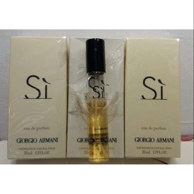 giorgio armani si 20 ml