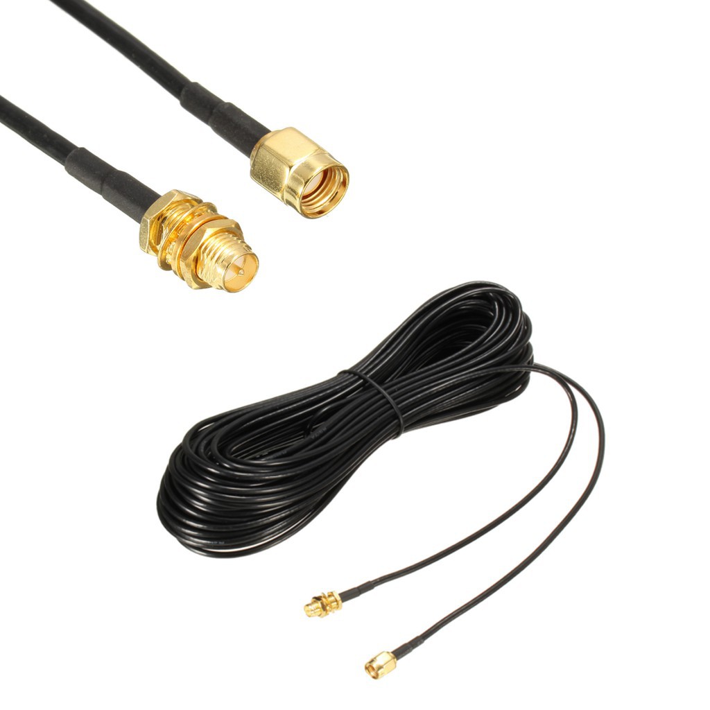 3C 20m SMA Male to Female Coaxial Extension Cable WiFi Router Antenna Aerial Shopee Malaysia