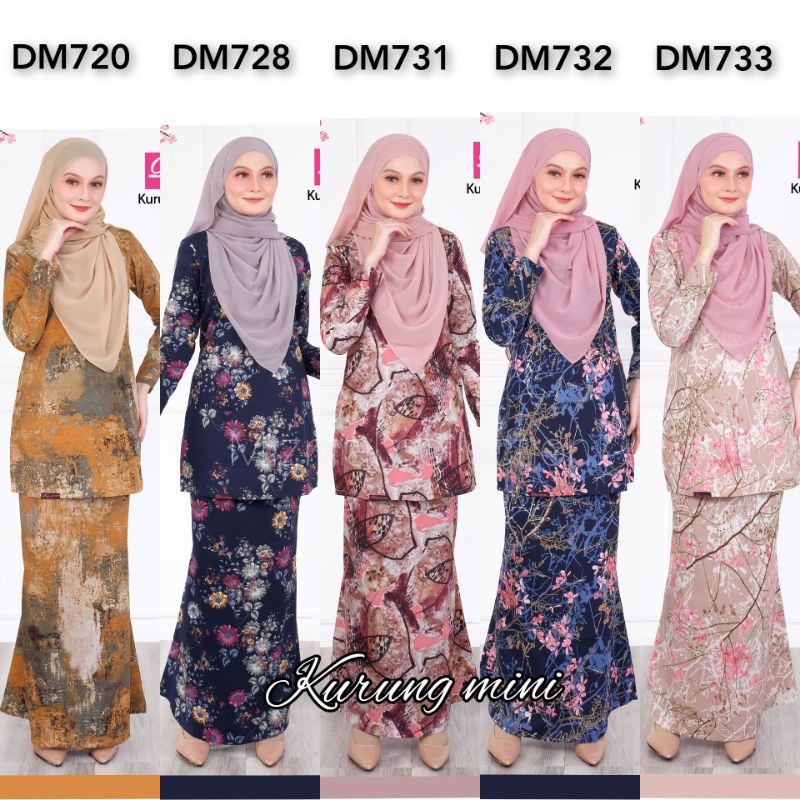 Buy Kurung Mini Dm 720 733 Lengan Baju Berzip Berdart Di Blkg Baju Pinggang Kain Berzip Bergetah By Dhia Cotton Seetracker Malaysia