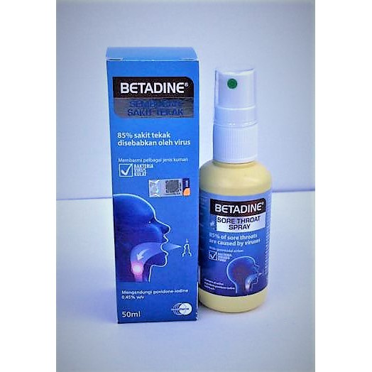 BETADINE Sore Throat Spray (50ml) Shopee Malaysia