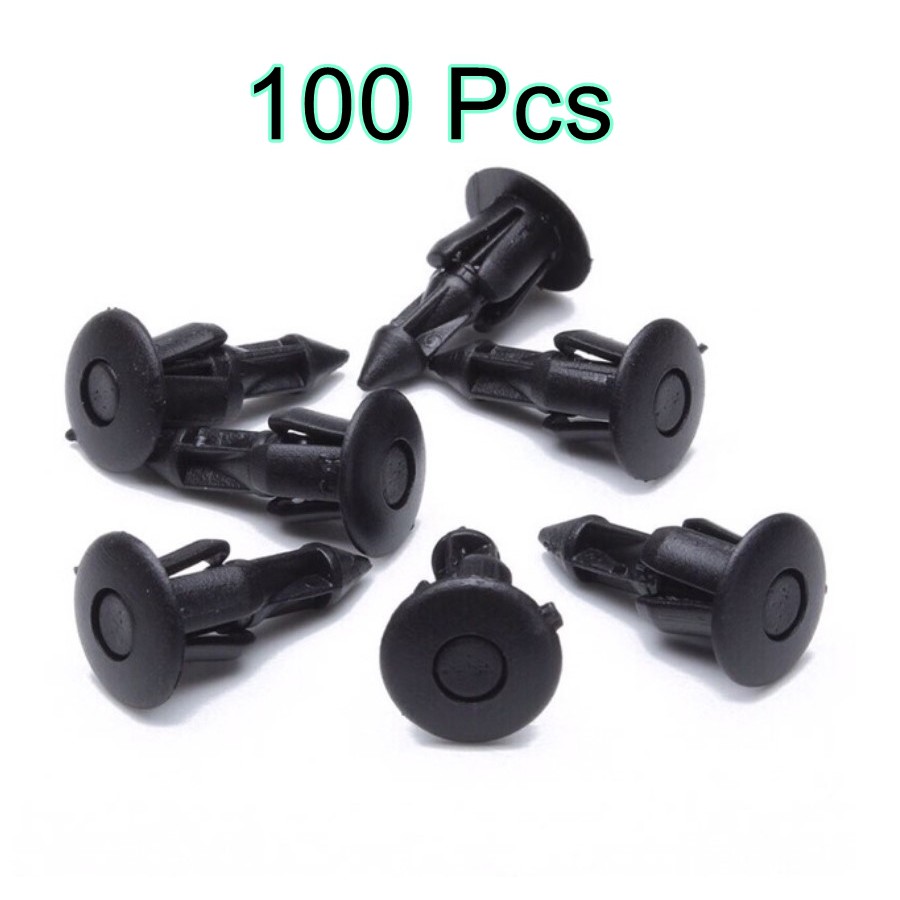 100pcs Car Clip Bumper Fastener Klip Kereta Motorcycle Clip R15 Rs150 Lc135 Klip Motosikal