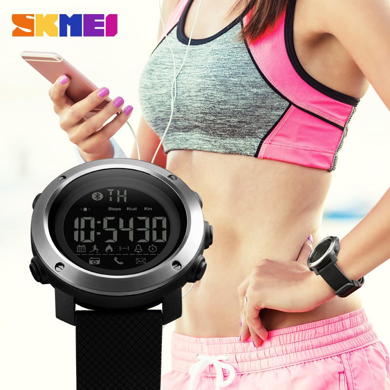 [LOCAL SELLER] SKMEI 1285 Womens Smart Watch With Pedometer,Calories,Reminder