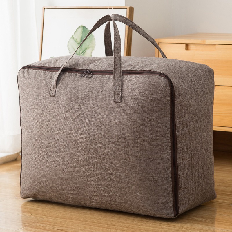 Extra Large Foldable Dustproof Storage Bag Quilt Bag Moving Luggage Packing Woven Bag
