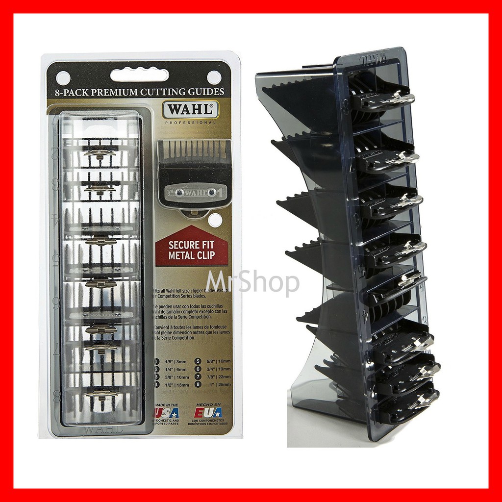 wahl premium cutting guide comb with metal clip