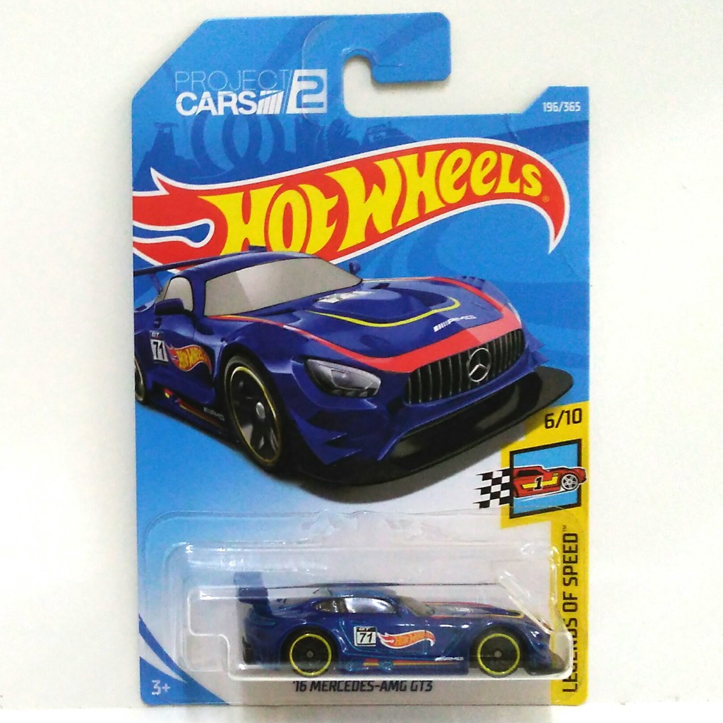 Hot Wheels 16 Mercedes Amg Gt3 Legends Of Speed 610 Project Cars 2 Hotwheels Shopee Malaysia 5428