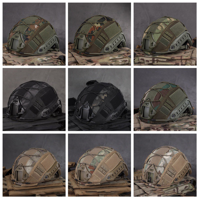 Nylon Mesh Helmet Cloth Tactical Special Camouflage Cover Outdoor Adventure Rescue Field CS Equipment Jungle